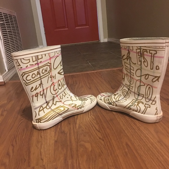 Coach rain boots - Picture 3 of 4